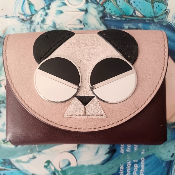 Kate Spade Spademals Panda Wallet, well loved condition - Picture 1 of 7